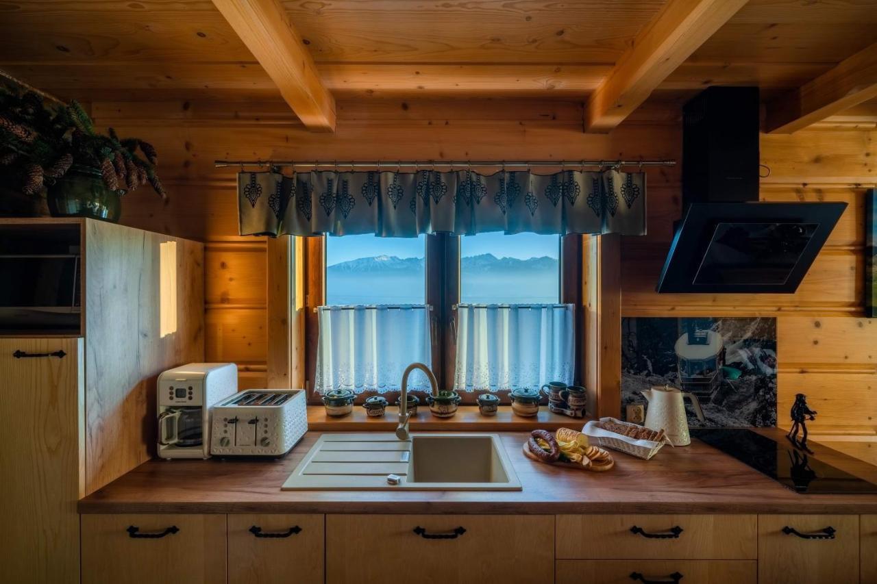 Domki Widokowe Wooden Luxury Chalet & Jacuzzi Заб Екстер'єр фото