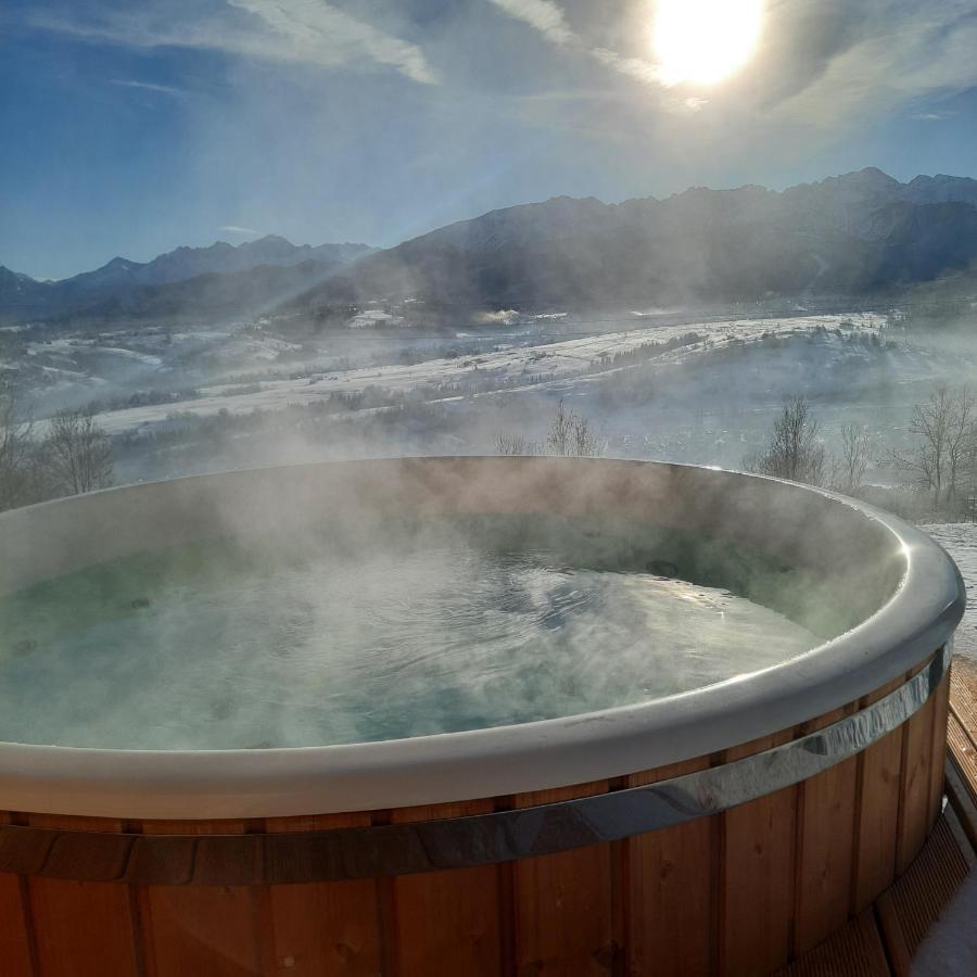 Domki Widokowe Wooden Luxury Chalet & Jacuzzi Заб Екстер'єр фото