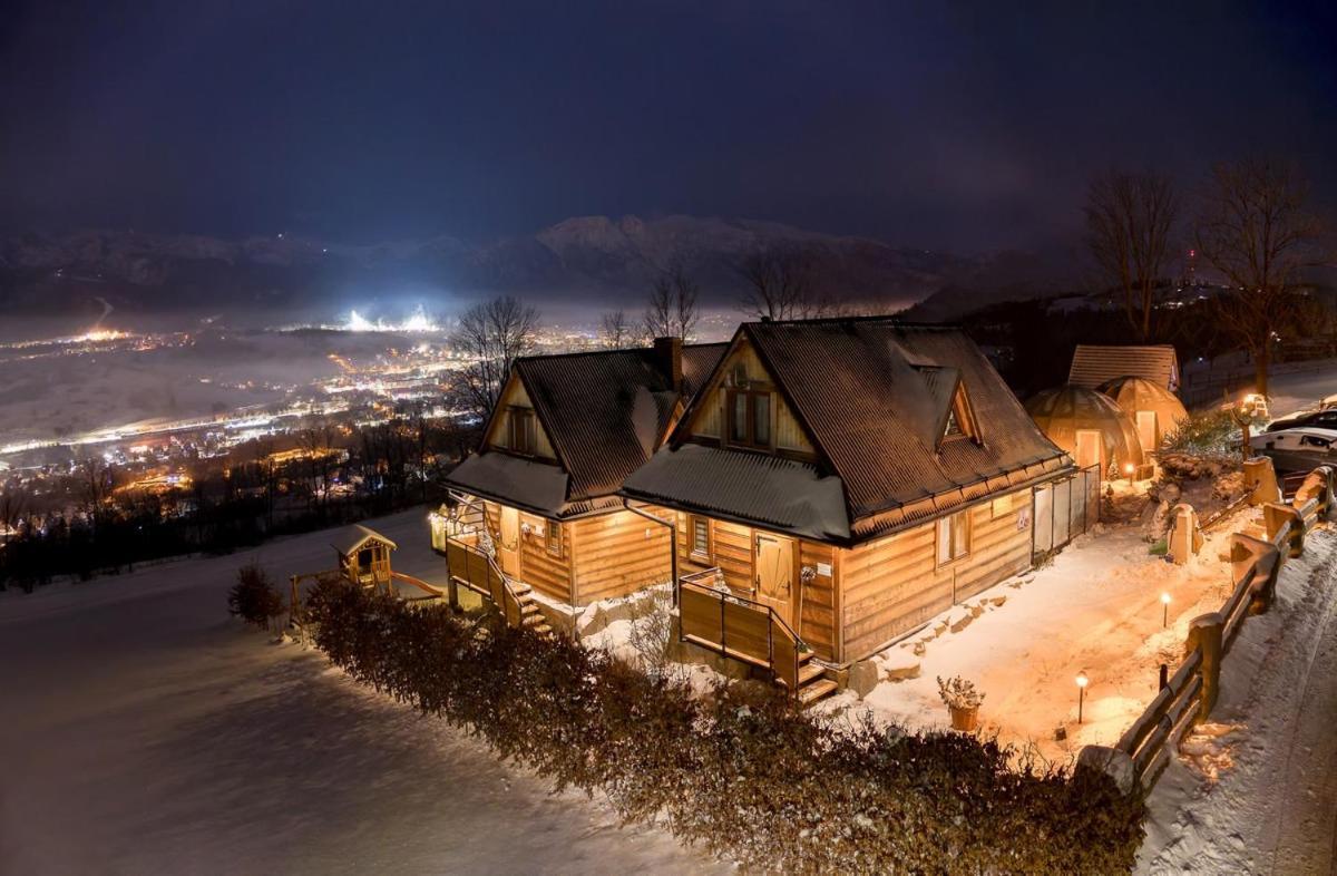 Domki Widokowe Wooden Luxury Chalet & Jacuzzi Заб Екстер'єр фото